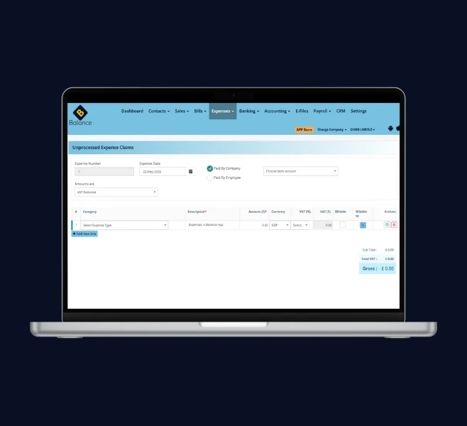 Balance APP - Expense Management Features