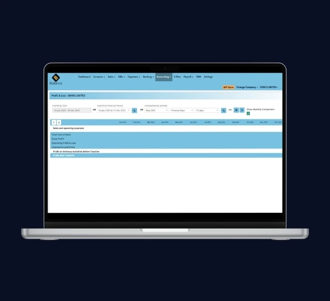 Balance APP - Financial Reporting Software Features Hero Image