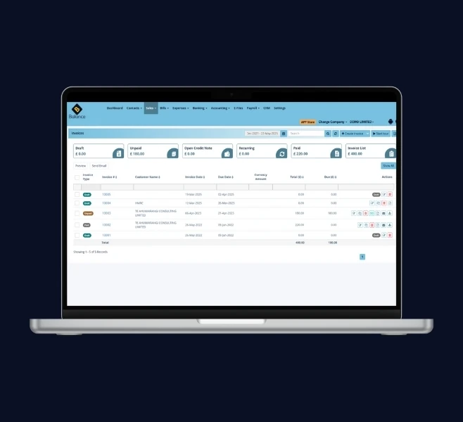 Balance APP - Invoicing Management Features Hero Image