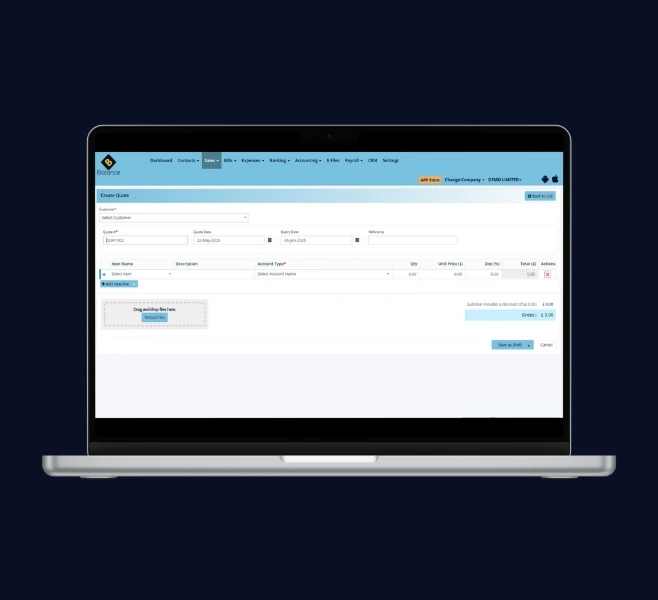 Balance APP - Receipt Tracking Software Features Hero Image